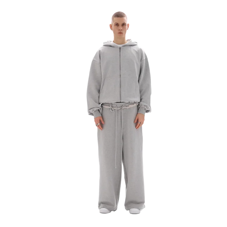 Bluza ZIP • szara