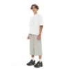 Lange Shorts • grau