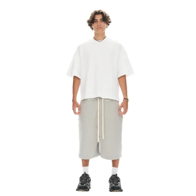 Lange Shorts • grau