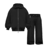 Komplet dresowy ZIP • czarny