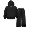 Komplet dresowy ZIP • czarny