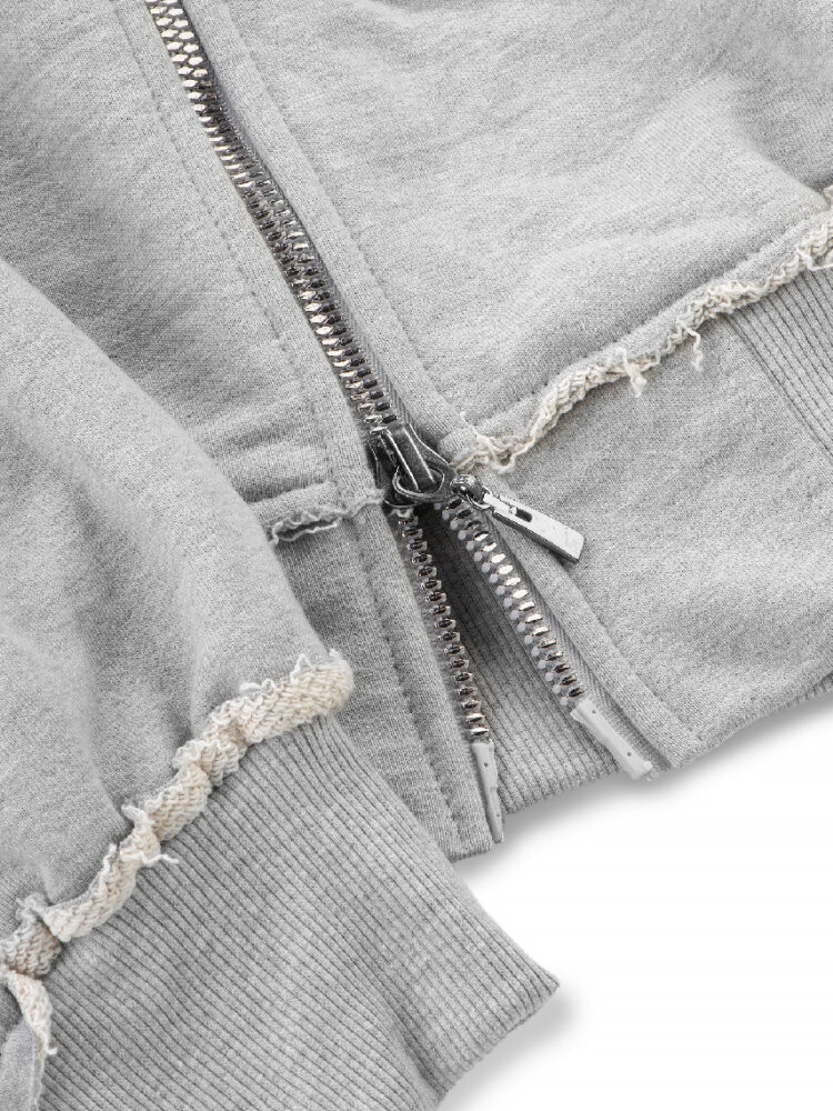 Bluza ZIP • szara
