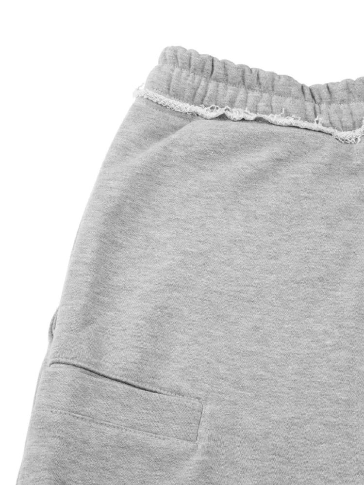 Lange Shorts • grau