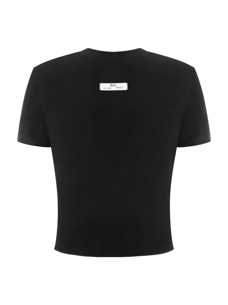 Obcisły Top • czarny