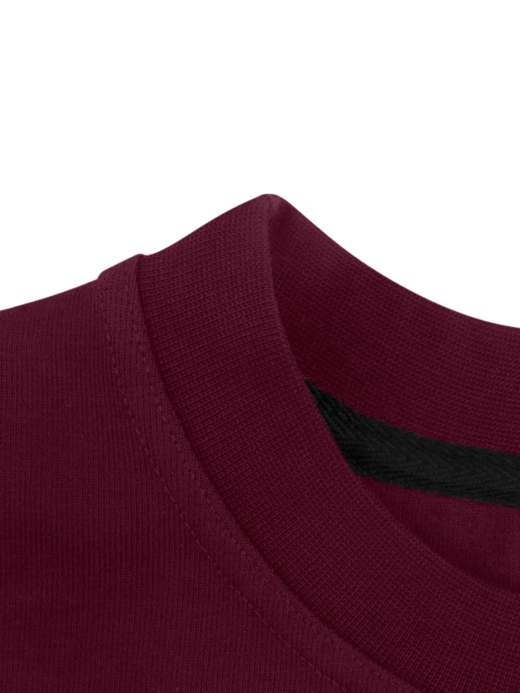 T-Shirt • bordowy
