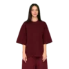 T-Shirt • bordowy